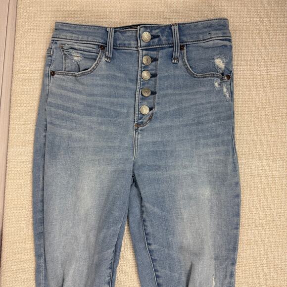 Abercrombie & Fitch High Rise Super‎ Skinny Ankle Size 4 - Picture 2 of 8